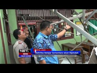 Atap Sekolah Ambruk, 2 Guru dan 4 Siswa Terluka - NET16