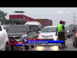 Banjir di Tol Jakarta Cikampek Karea Hujan Berangsur Surut - NET5