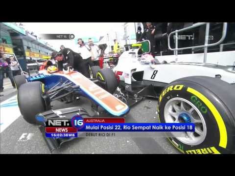 Mesin Mobil Bermasalah, Debut Rio di F1 Gagal - NET16