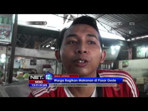 Menyambut Kelahiran Cucu Presiden Warga Membuat Jenang Merah Putih - NET12