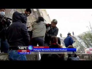 Gempa di Taiwan Merobohkan Beberapa Gedung - NET12