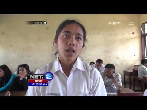 105 Anak Pengungsi Sinabung Optimis Bisa Lulus Ujian Nasional - NET12