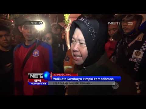 Risma Terjun Langsung Memimpin Pemadam Kebakaran - NET24