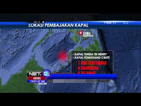 Dua Kapal Berbendera Indonesia Dibajak di Perairan Perbatasan Malaysia dan Filipina - NET12