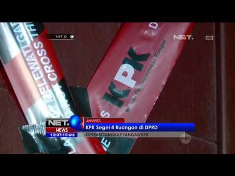KPK Segel 4 Ruangan di Kantor DPRD DKI Jakarta - NET12