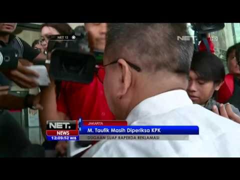 Live Report - Pemeriksaan Muhammad Taufik di Gedung KPK - NET12