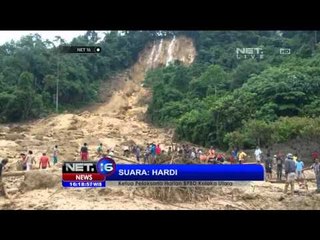Live Phone Kondisi Tanah Longsor di Kolaka Utara - NET16