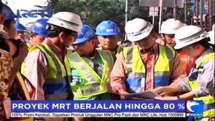 Anies-Sandi Tinjau Pembangunan MRT