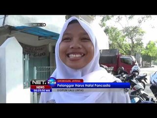 Unik! Siswa Hafalkan Pancasila  Sebagai Hukuman Ketika Razia - NET24