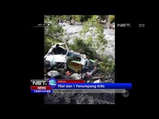 Helikopter Bell 206 Jatuh dan Hancur di Wilayah Kabupaten Pania Papua - NET12