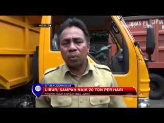 Sampah Puluhan Ton Pasca Libur Panjang Akhir Pekan - NET 10