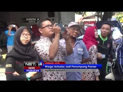 Berbagai Kendaraan Militer Dinaiki Warga dan Diarak Keliling Kota - NET24