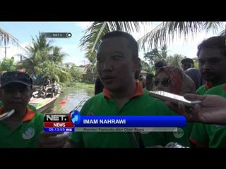 Ratusan Orang Bersihkan Sungai Ciujung Banten - NET5