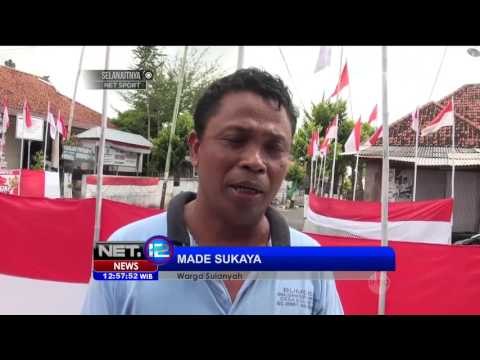 Zona Kece di Desa Sulanyah Bali Dihiasi Puluhan Bendera Jumbo - NET12