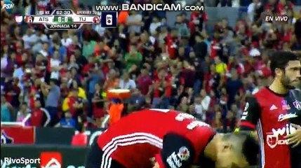 Gol Milton Caraglio ~ Atlas vs Club Tijuana 1-0