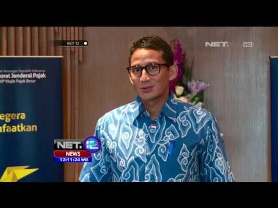 Sandiaga Uno Tentang Amnesty Pajak - NET 12