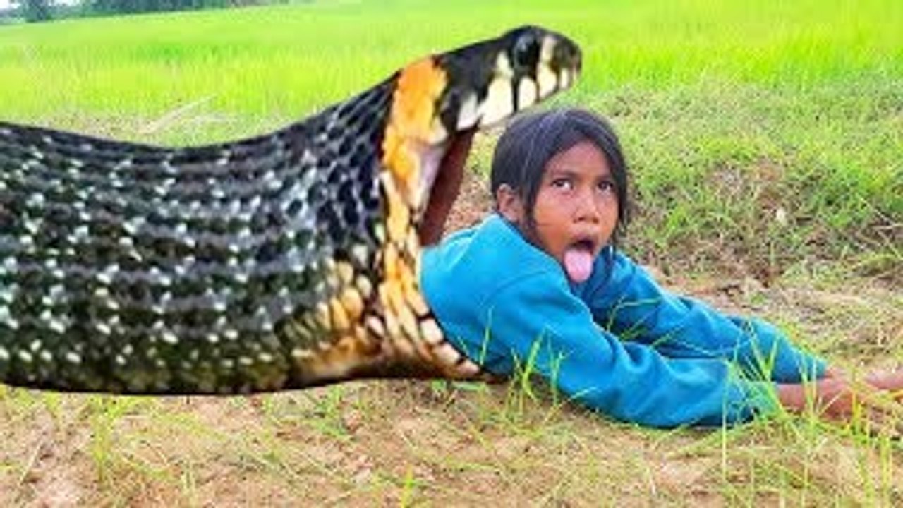 Terrifying!! Brave Sisters Fearlessly Catch Two Big Snakes From Hole (Part 2)