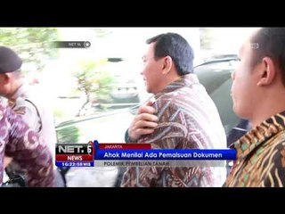 Bareskim Periksa Ahok Sebagai Saksi Dalam Jual Beli Tanah - NET16