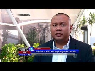 Parpol Gandeng artis Jadi Juru Kampanye - NET 12