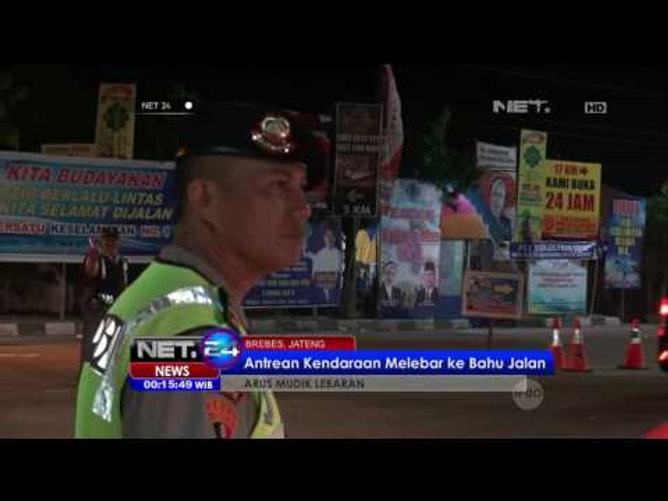 Situasi Terkini Arus Lalu Lintas di Pantura, Brebes - NET24