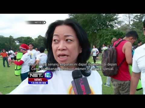 Ribuan Orang Ikuti Kelas Yoga di Indahnya Prambanan Sambil Menunggu Waktu Berbuka - NET12