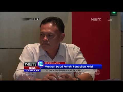 Live Report Polisi Periksa Ketua Yayasan Dimas Kanjeng - NET 12