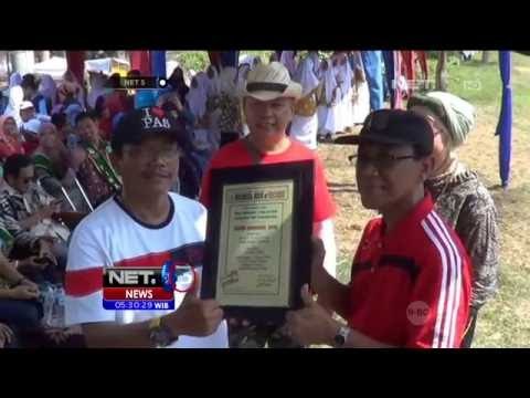 Meriahkan HUT RI, Ratusan Siswa Ciptakan Batik Jumputan Sepanjang 180 Meter - NET5