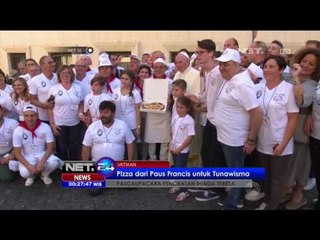 Pizza Gratis Dari Paus Francis Untuk Tunawisma - NET24