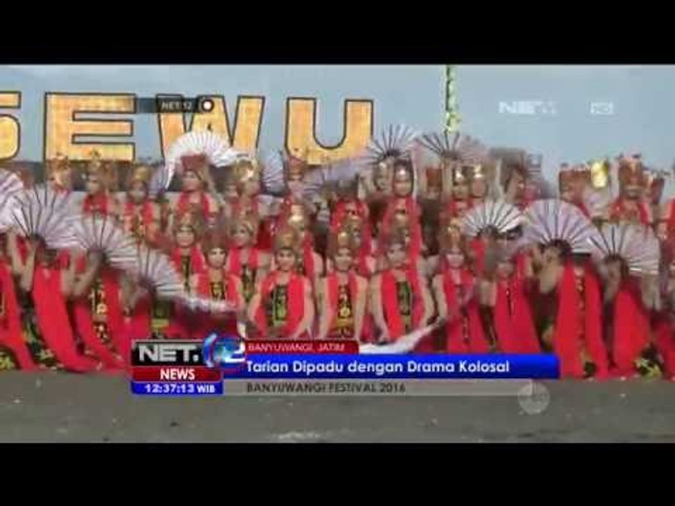 Ribuan Penari Gandrung Sewu Memukau Ribuan penonton - NET12