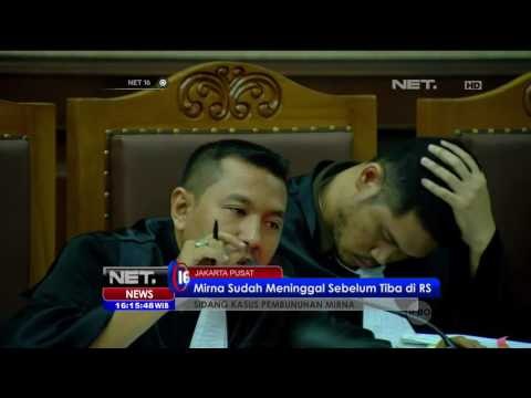 Sidang Kasus Pembunuhan Mirna Hadirkan Saksi Dokter RS Abdi Waluyo - NET16