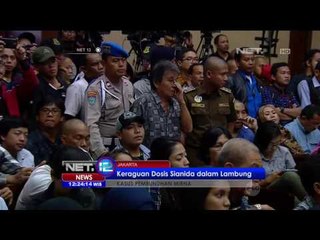 Keraguan Dosis Sianida Dalam Lambung Mirna - NET12