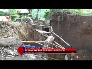 Rumah Warga Tersapu Longsor - NET 10