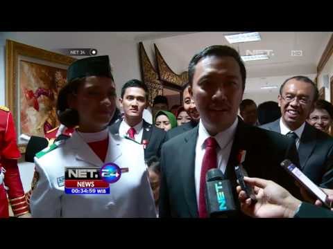 Gloria Ikut Upacara Penurunan Bendera Hut Kemerdekaan Ke 71 - NET24