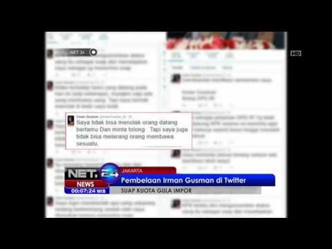 Pembelaan Irman Gusman di Sosial Media Twitter - NET24