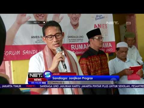 Sosialisasi Program Kerja Cagub-Cawagub DKI Jakarta - NET5