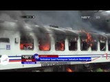 Kereta Kerta Jaya Terbakar Saat persiapan Sebelum Berangkat - NET16