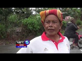 Lahar Hujan Sinabung Menutup Jalan Desa - NET5