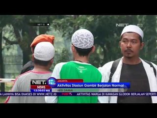 Aktivitas Stasiun Gambir Berjalan Normal - NET 12