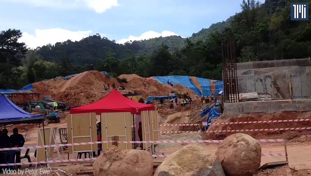 Landslide at Tanjung Bungah, Penang