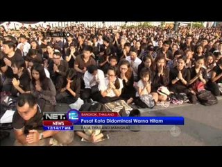 Live Report Suasana Berkabung Warga Thailand - NET12
