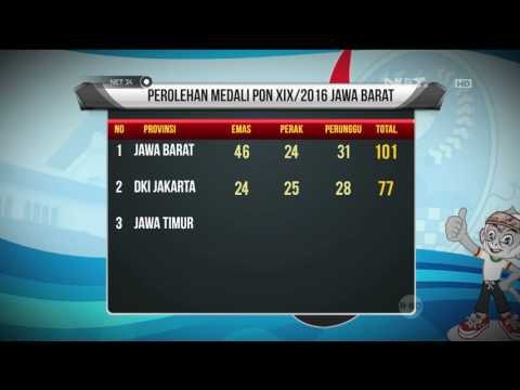 Perolehan Medali PON ke-19 Dipimpin Jawa Barat - NET24