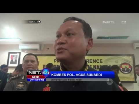 Polda Aceh Amankan 2 Kg Sabu dan 523 Kg Ganja Kering - NET24