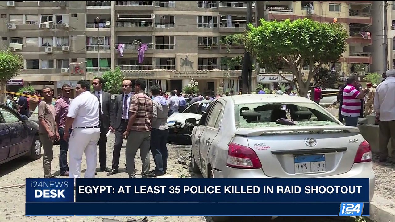 i24NEWS DESK | Egypt: at least 35 police killed...