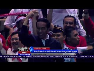 Presiden Larut dalam Euforia Kemenangan Laga Indonesia - NET24
