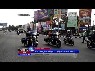 Rombongan Moge Langgar Lampu Merah - NET12