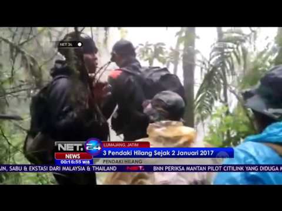 Hilang 2 Hari, 3 Pendaki Gunung Semeru Dievakuasi Tim SAR - NET24