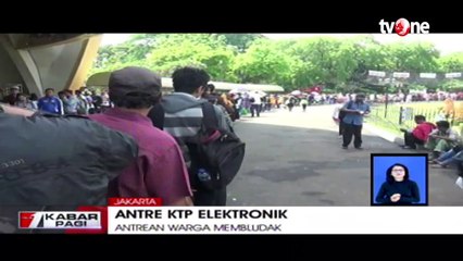 Ramai-ramai Antre KTP Elektronik
