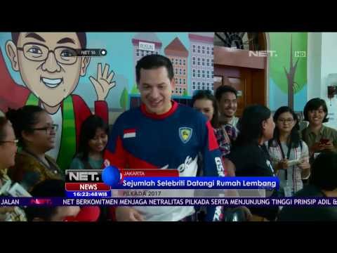 Sejumlah Artis Datang Ke Rumah Pemenangan Ahok Djarot Sampaikan Dukungan - NET 16