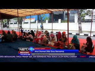 Aksi Damai Diisi Doa Bersama di Medan