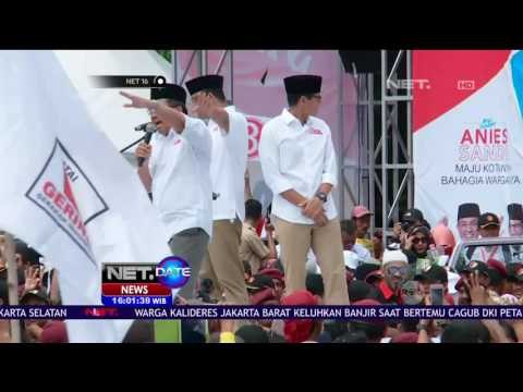Anies Baswedan dan Sandiaga Uno Gelar Kampanye Akbar - NET16